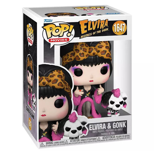 Funko POP #1647 Elvira Mistress of the Dark Elvira and Gonk Figure